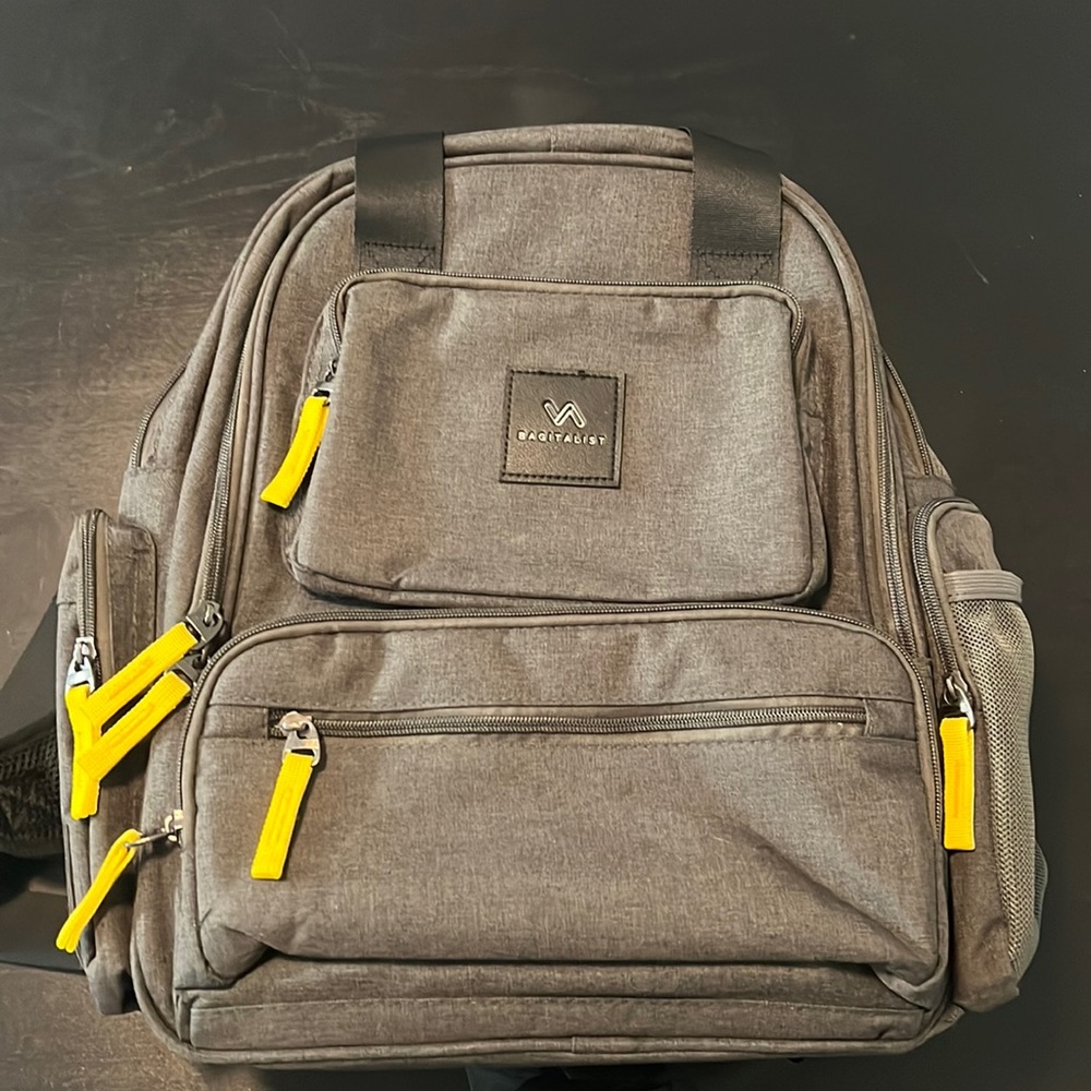 Bagitalist Gray Diaper Bag
